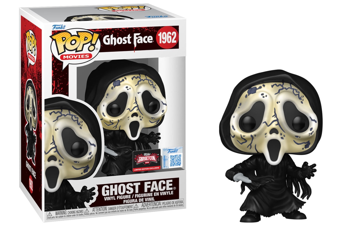 Funko Pop Ghost Face number 1962 box and figure