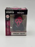 Handmade by Robots Ghost Face pink Micro Vinyl figure #006 front