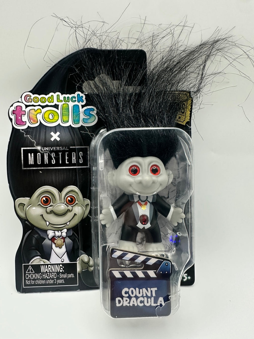 Good Luck Trolls x Universal Monsters Count Dracula figure front