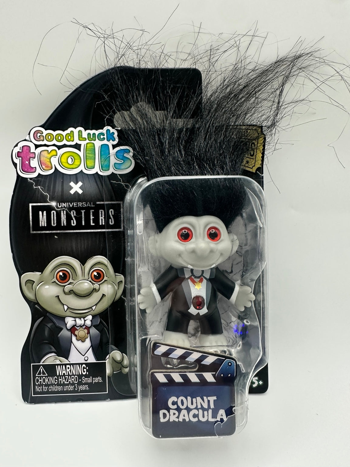 Good Luck Trolls x Universal Monsters Count Dracula figure front