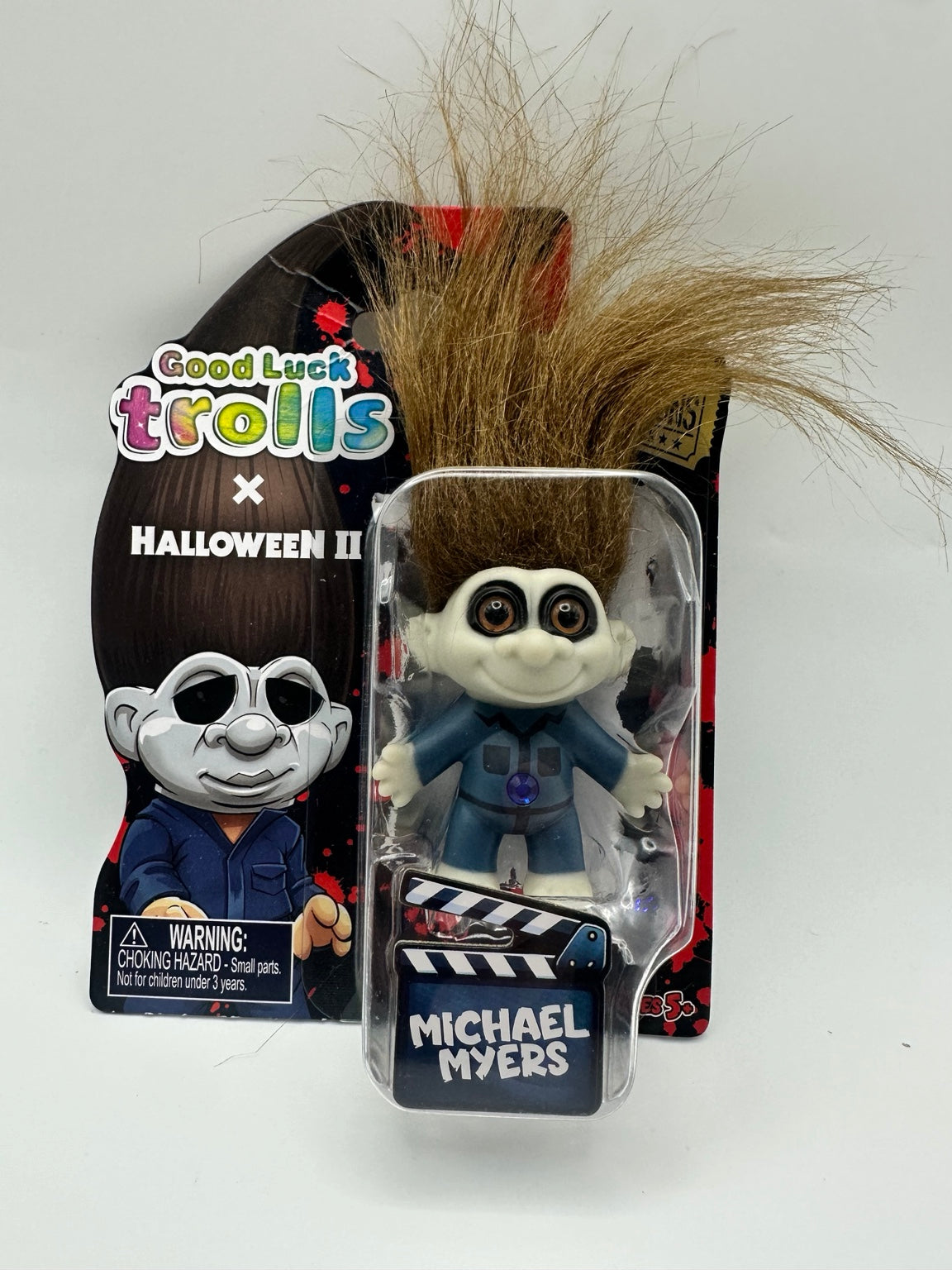Good Luck Trolls x Halloween II Michael Myers figure front