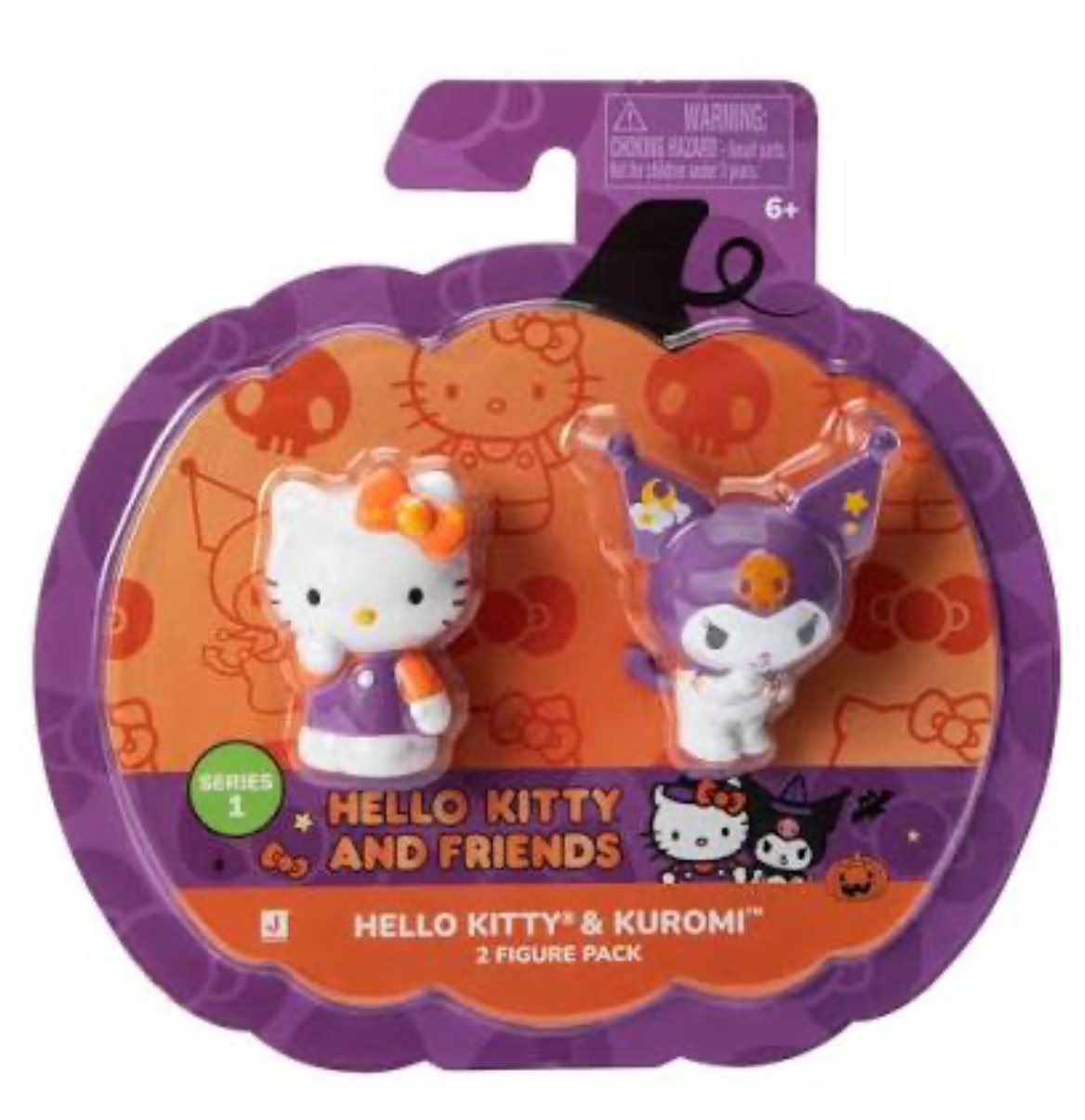 Jazwares Sanrio Series 1 Halloween Hello Kitty and Kuromi 2-Figure Pack