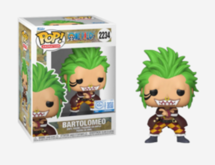 Funko Pop! One Piece Bartolomeo #2234 Funko Shop Exclusive