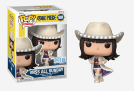 Funko Pop! One Piece Miss All Sunday #1664 Funko Shop Exclusive