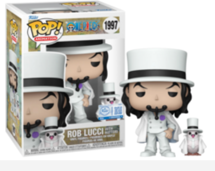 Funko Pop! One Piece Rob Lucci with Hattori #1997 Funko Shop Exclusive