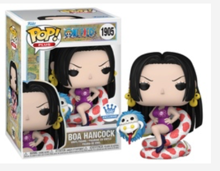 Funko Pop! One Piece Boa Hancock with Salome #1905 Funko Shop Exclusive
