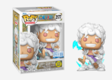 Funko Pop! One Piece Luffy Gear Five #2177 Glow in the Dark Funko Shop Exclusive