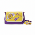 Loungefly NBA Los Angeles Lakers Patch Icons Crossbody Bag