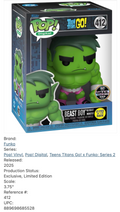 Funko Pop Teen Titans Go Beast Boy as Beast Monster #412 Glow in the Dark