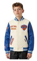 NY Knicks Kids Retro Classics Varsity Jacket — Youth (Pro Standard)