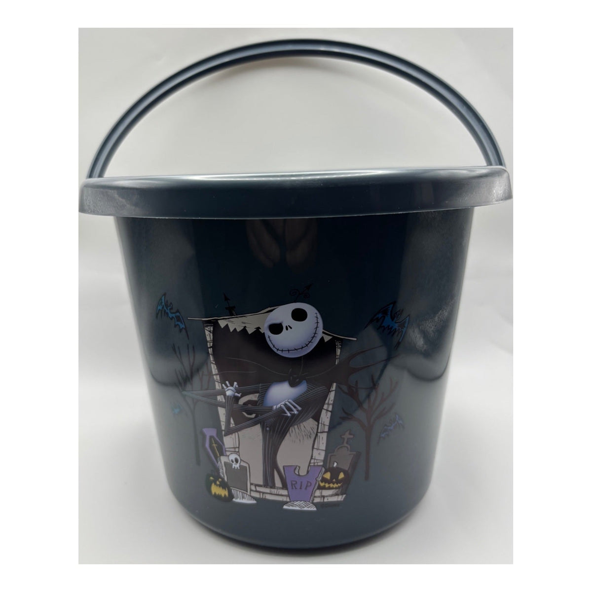 Jack Skellington Nightmare Before Christmas Halloween trick-or-treat bucket