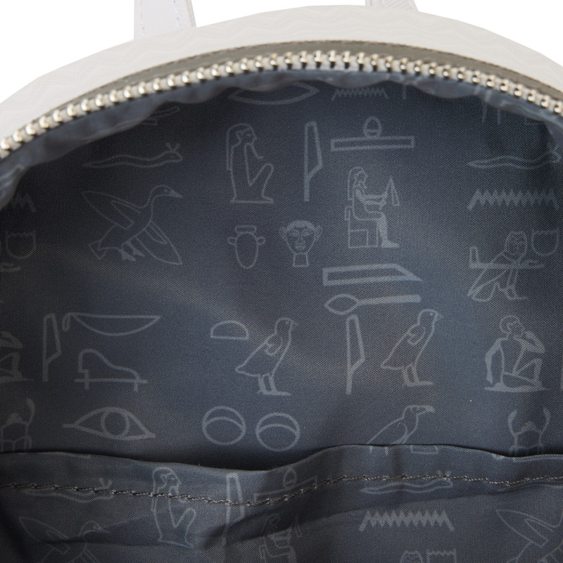 Loungefly C2E2 2024 Mr. Knight light-up mini backpack — coordinating printed interior lining