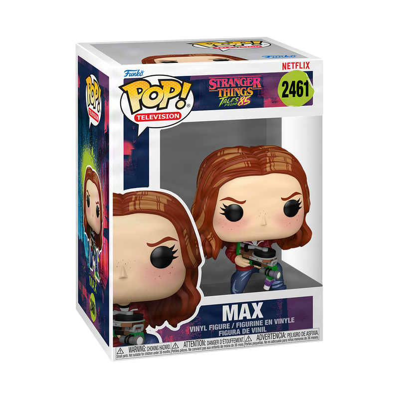 Max Funko Pop! Television #2461 in Stranger Things: Tales From '85 window box