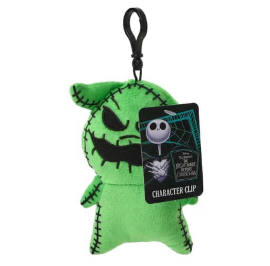 Oogie Boogie plush character bag clip