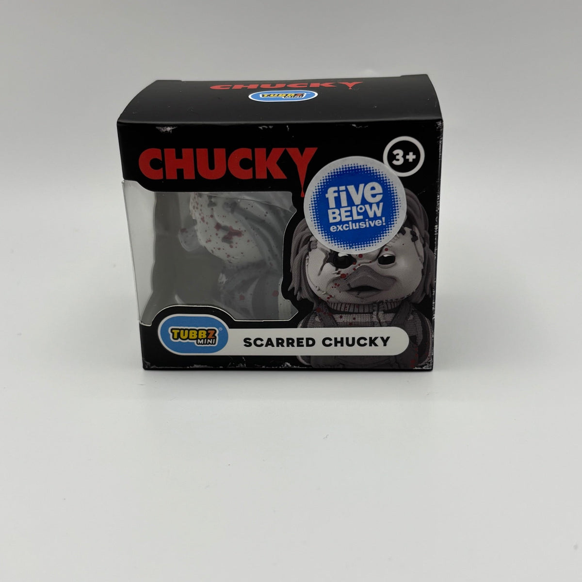 Scarred Chucky exclusive TUBBZ Mini boxed collectible