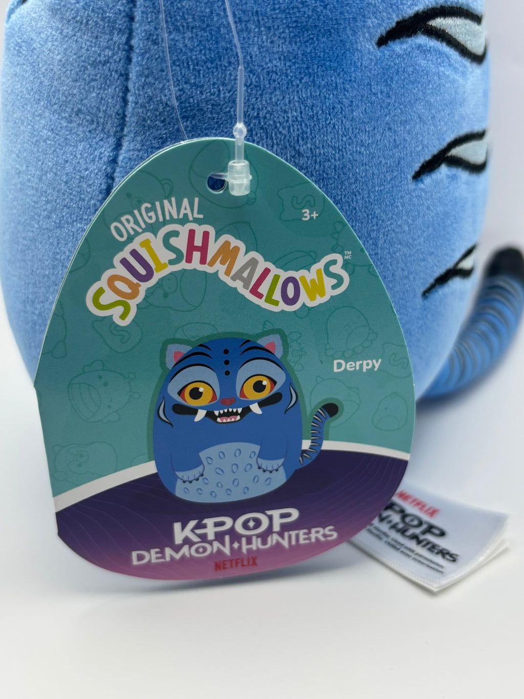 Original Squishmallows KPop Demon Hunters Derpy hang tag