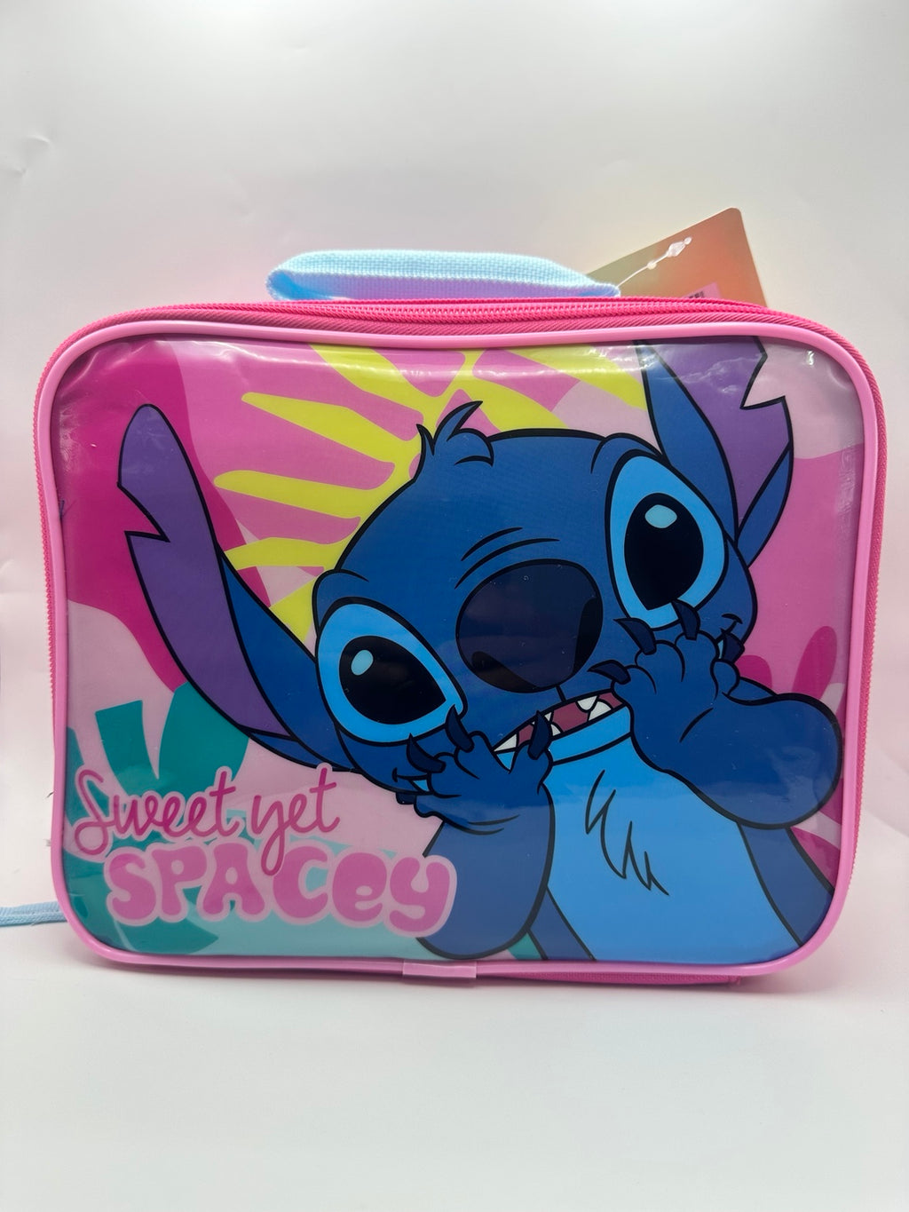 Pink Stitch Sweet Yet Spacey lunch bag included in the gift set
