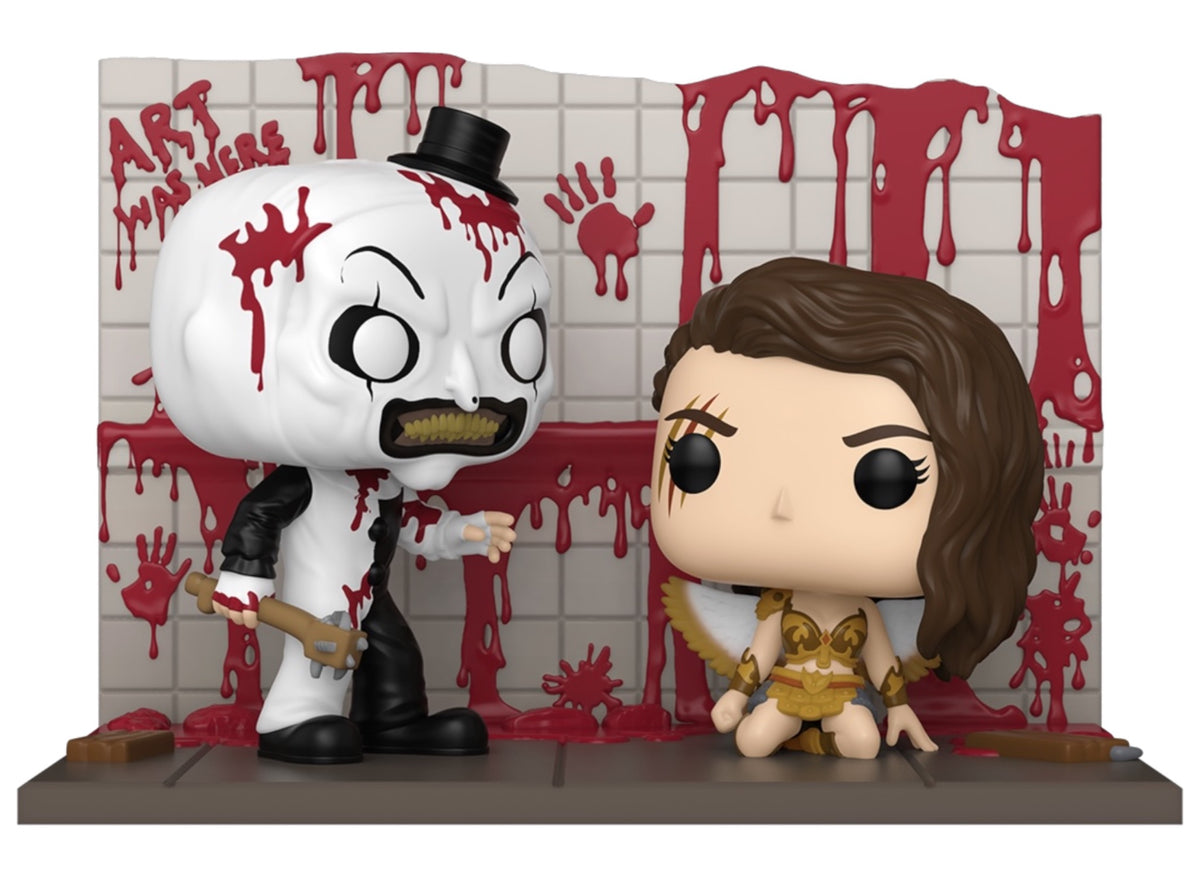 Art the Clown and Sienna Funko Pop! Moment #1793 display scene