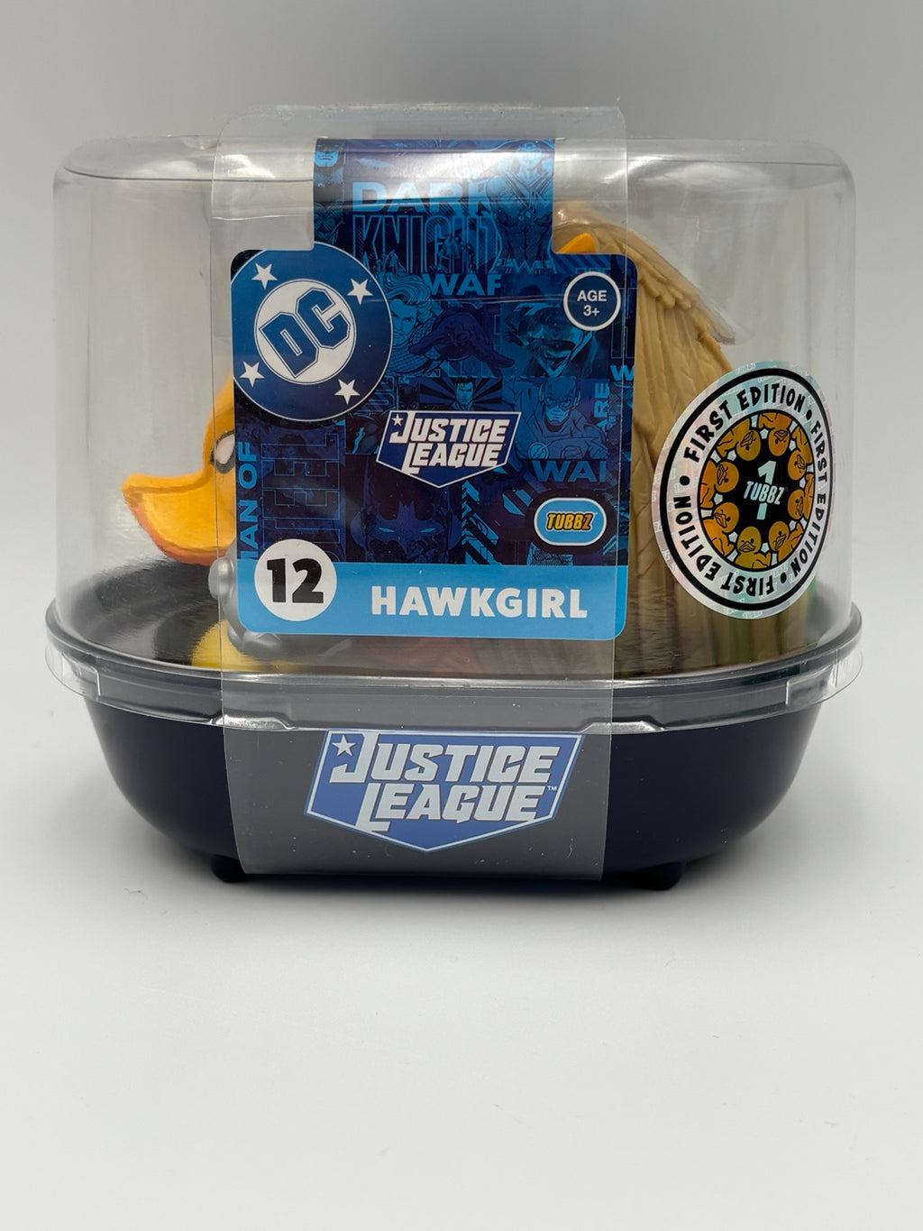 TUBBZ DC Justice League Hawkgirl #12 First Edition packaging