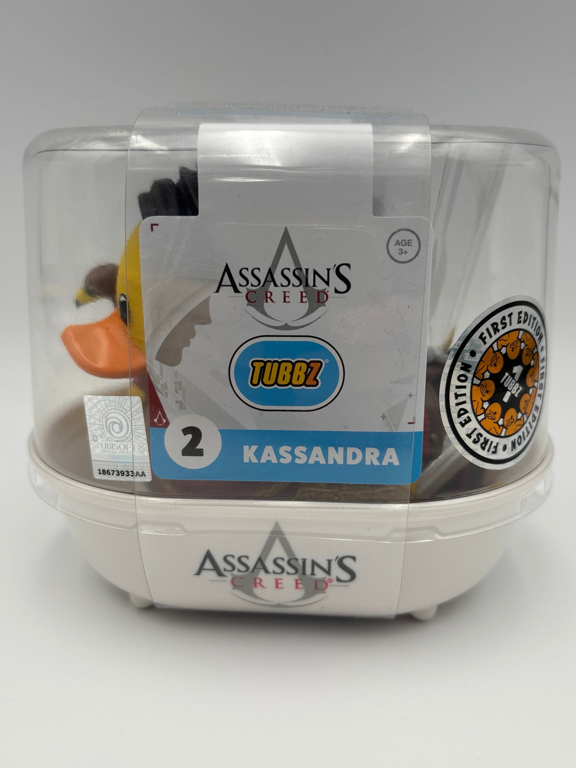 TUBBZ Assassin's Creed Kassandra #2 First Edition packaging