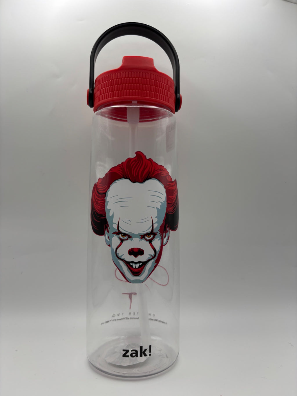 Front of Zak IT Chapter Two Pennywise 30 oz water bottle